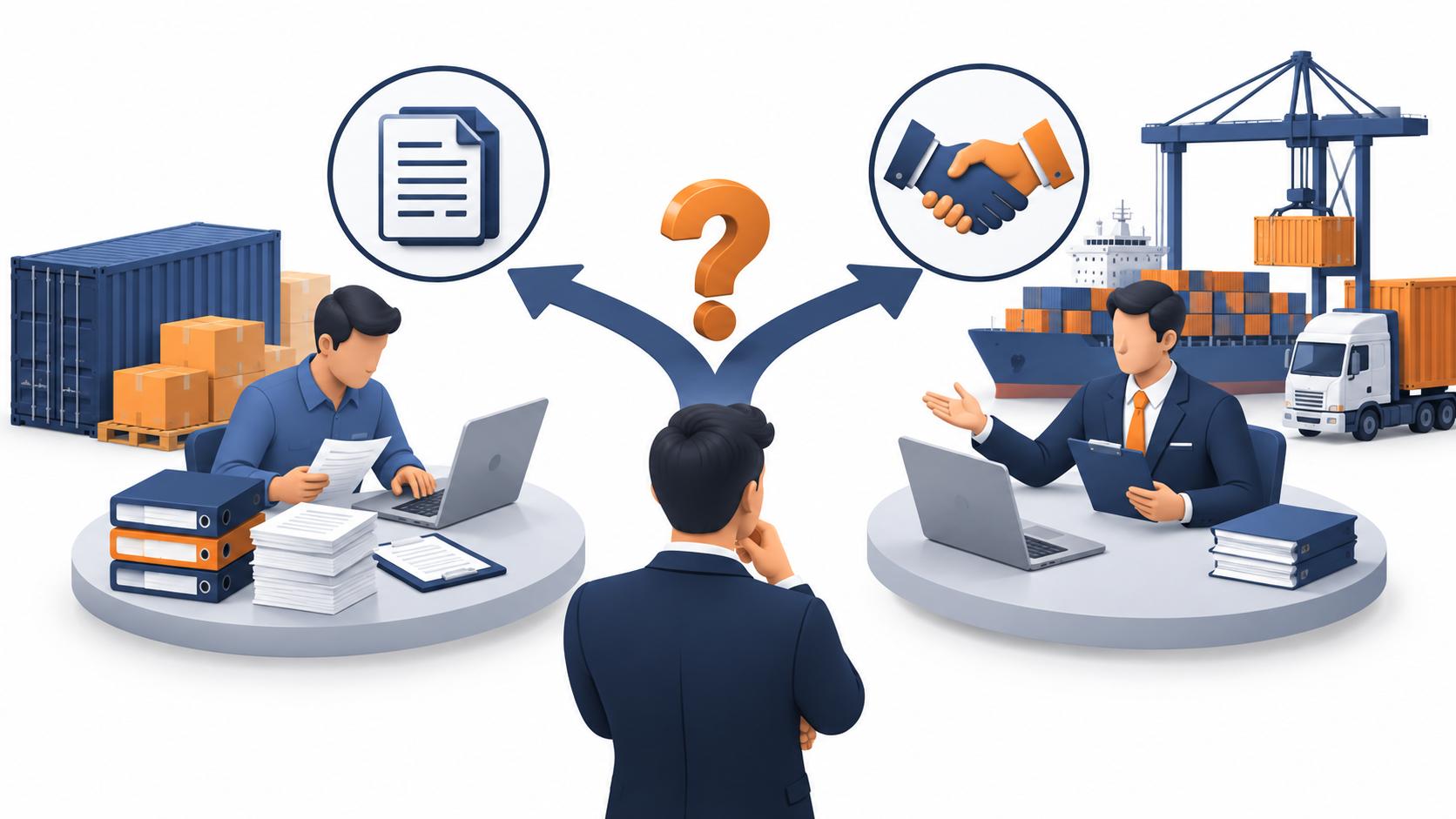 Cân nhắc thuê dịch vụ khai thuê hải quan
